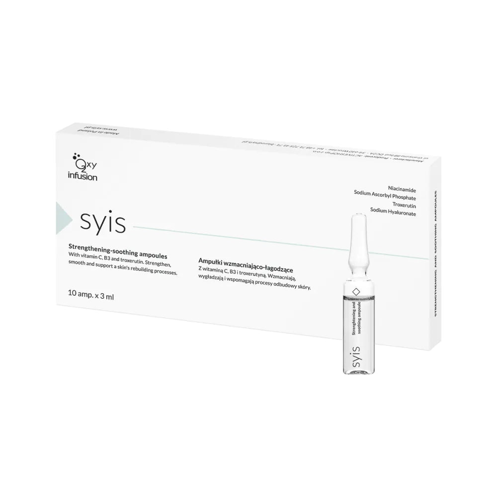 Syis Stärkande Ampuller för Kapillärer 10 x 3 ml – C-Vitamin, Niacinamid & Troxerutin