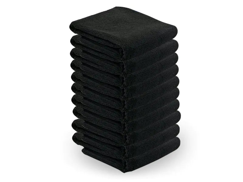 Mikrofiberhanddukar 73x40 cm – 10-pack, Svart eller Vit