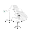 Set med Behandlingssäng + LED-förstoringslampa S5 + pall 302