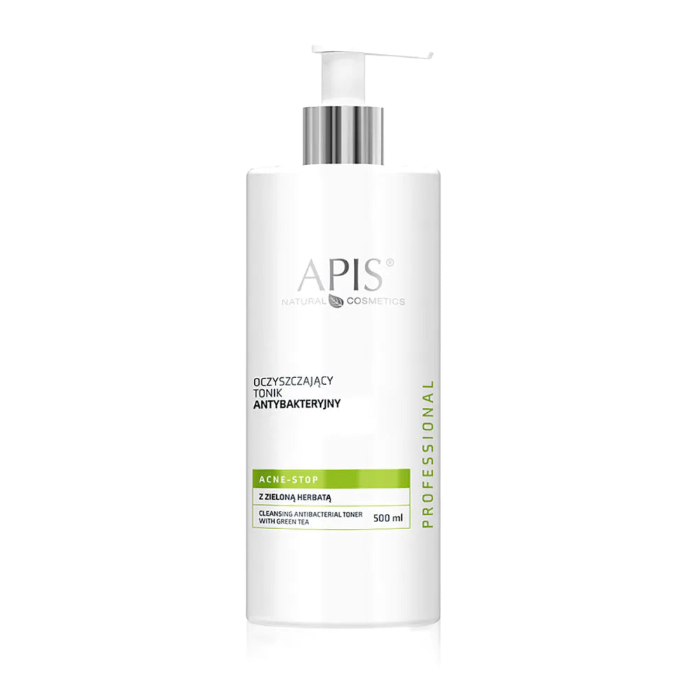 Apis Acne-Stop Rengörande Antibakteriell Tonic med Grönt Te – 500 ml