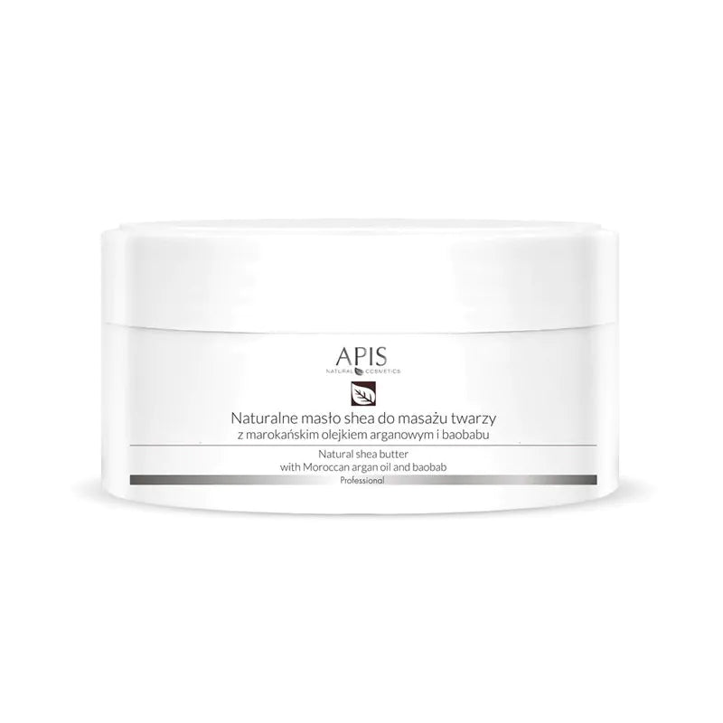 Apis Naturlig Sheasmör med Arganolja & Baobab – Ansiktsmassage 100 g