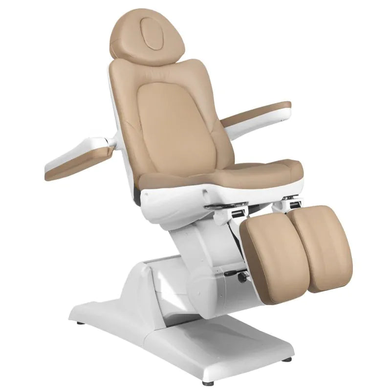 Azzurro 870S Elektrisk Fotvårdsstol – 3 Motorer, Cappuccino