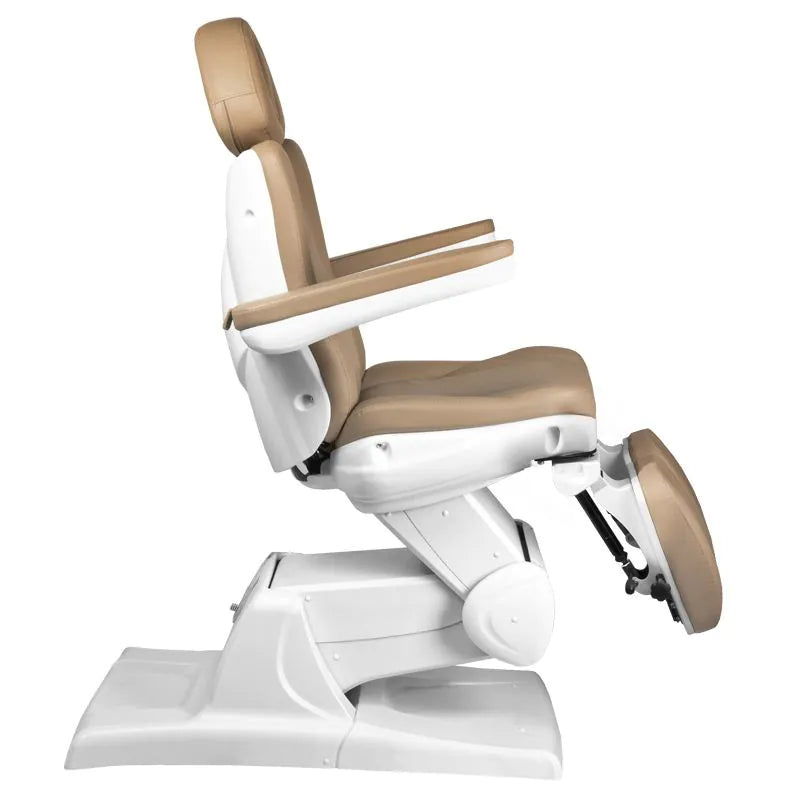 Azzurro 870S Elektrisk Fotvårdsstol – 3 Motorer, Cappuccino