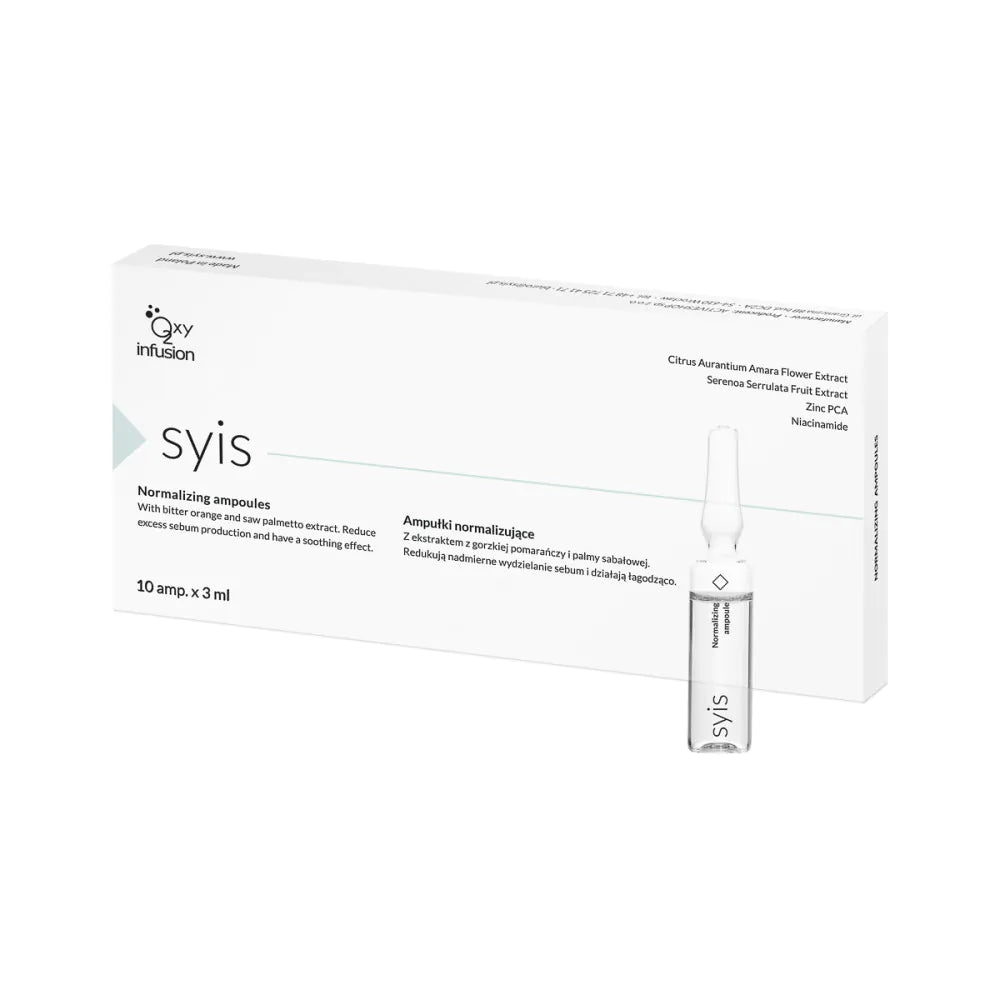 Syis Normaliserande Ampuller 10 x 3 ml – Fet & Aknebenägen Hud
