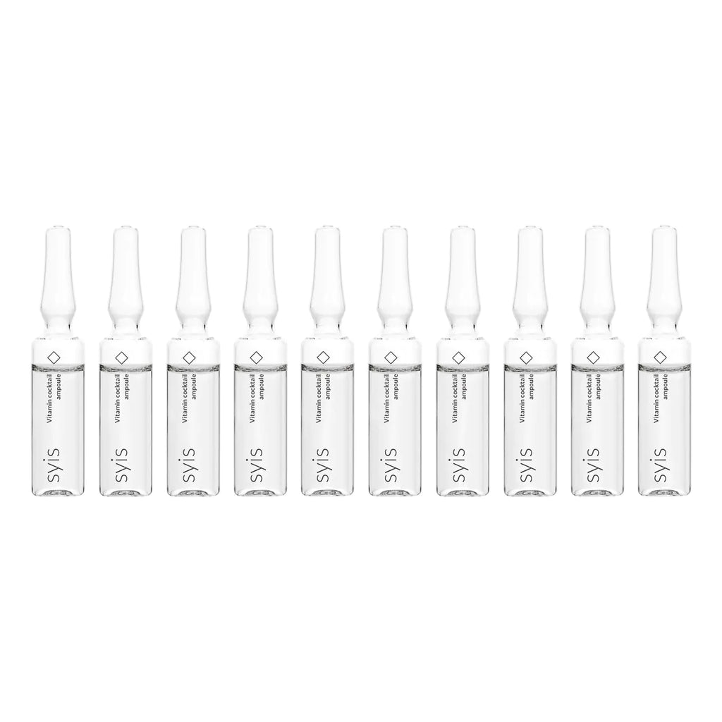 Syis Vitamincocktail Ampuller 10 x 3 ml - C-Vitamin, Hyaluronsyra & Niacinamid