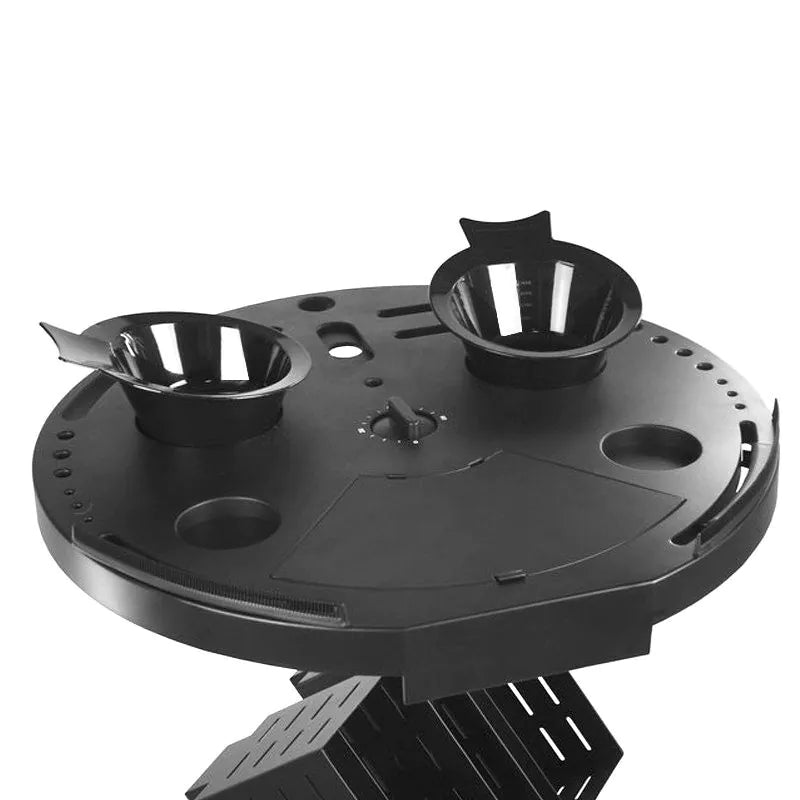 Gabbiano Frisörvagn 048A – 188  med timer svart