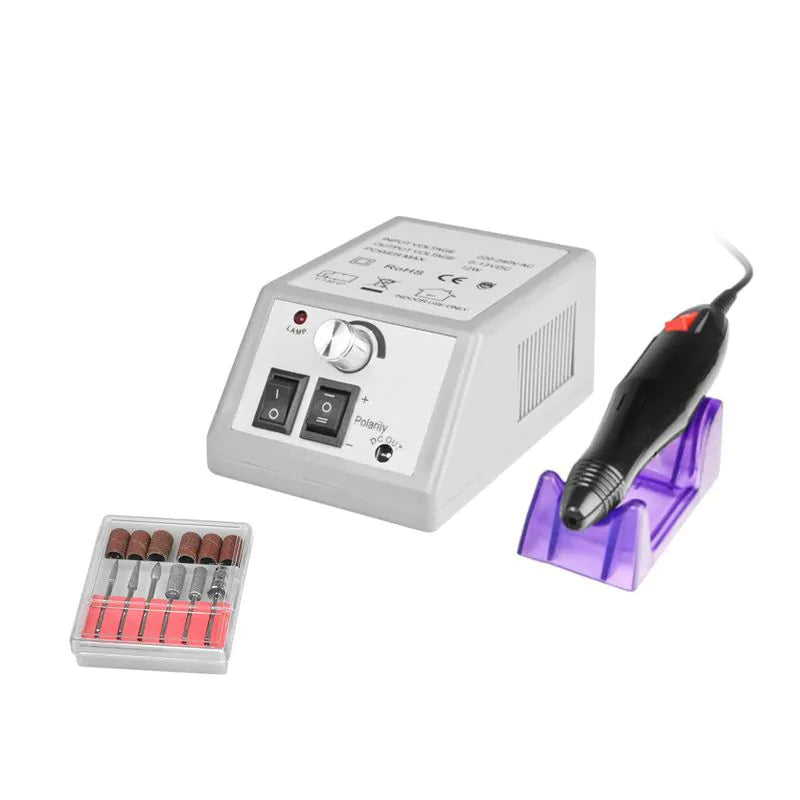 Elektrisk nagelfil Merc grå