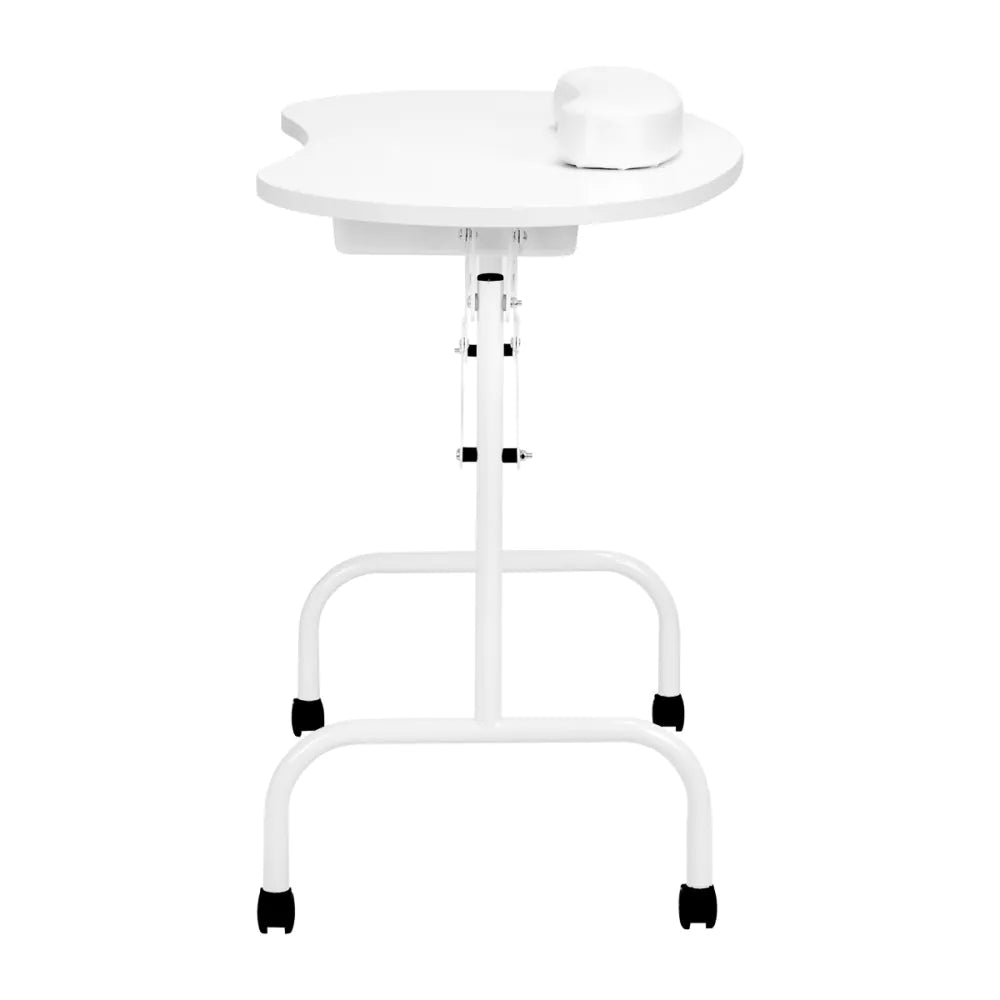 Foldable Nail Table 4031 White with Bag - Portable Manicure Table