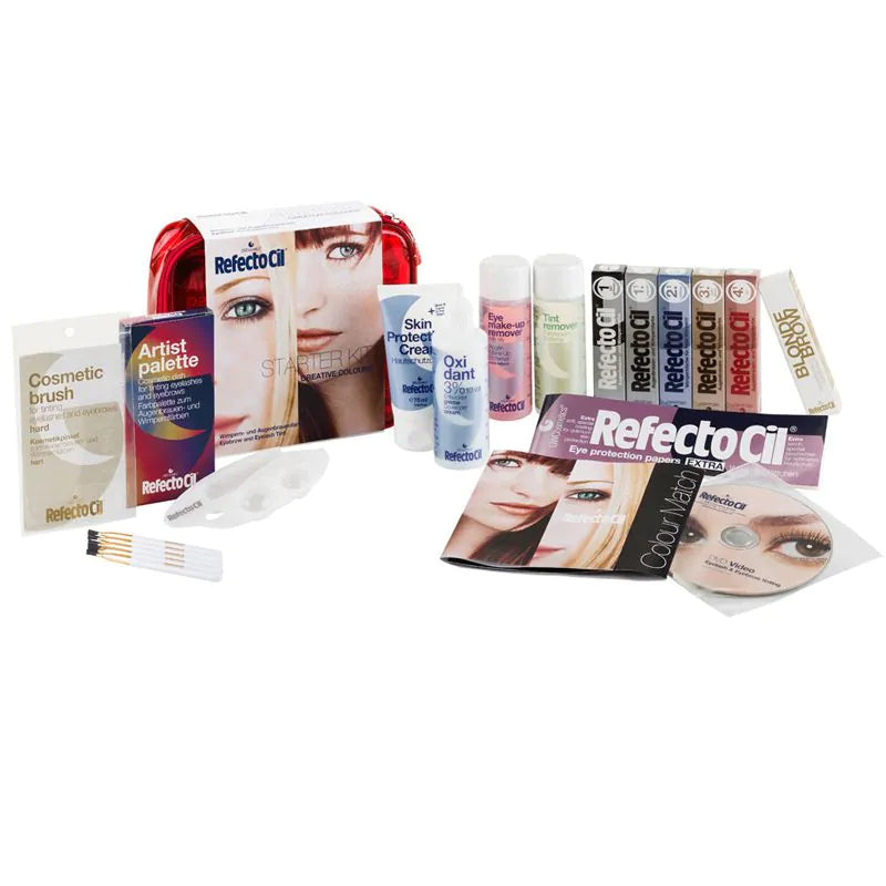RefectoCil Starter Kit Creative Colors – Professionellt Startkit för Ögonbryn & Fransar