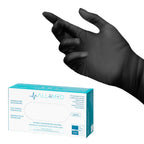 All4med Nitrilhandskar Engångs Svarta – 100-pack L