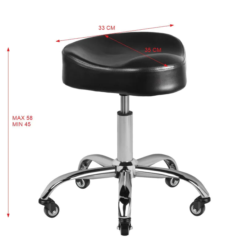 Gabbiano Ergonomisk Arbetsstol A450 – Svart Ekoläder