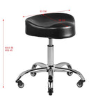 Gabbiano Ergonomisk Arbetsstol A450 – Svart Ekoläder