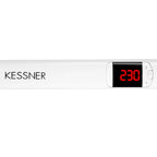 Kessner Jonisk Plattång 230°C – Keramisk Turmalin | Vit