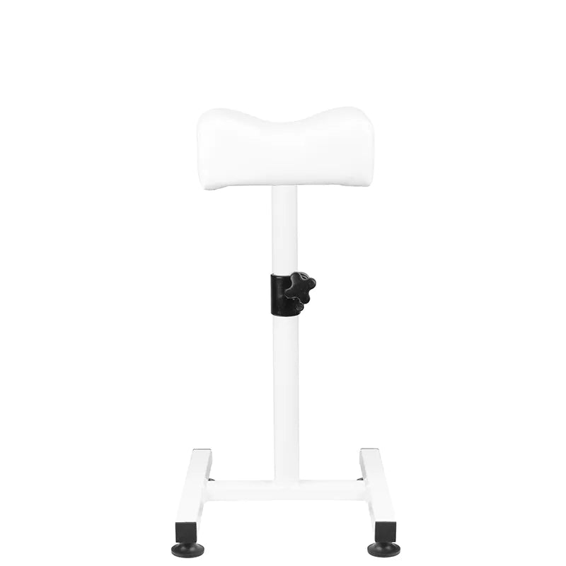 Pedicure Footstool 117 White - Height-Adjustable Footrest for Professional Pedicures