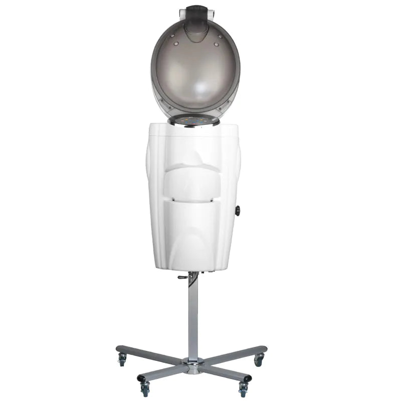 Gabbiano standing hairdressing steamer with active ozone, white