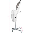 Gabbiano standing hairdressing steamer with active ozone, white