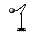 Luplampa Elegante  60 LED SMD 5D svart med stativ
