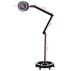 Luplampa Elegante  60 LED SMD 5D svart med stativ