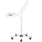 Förstoringslampa Led + vit stativ S5 justerbar ljus
