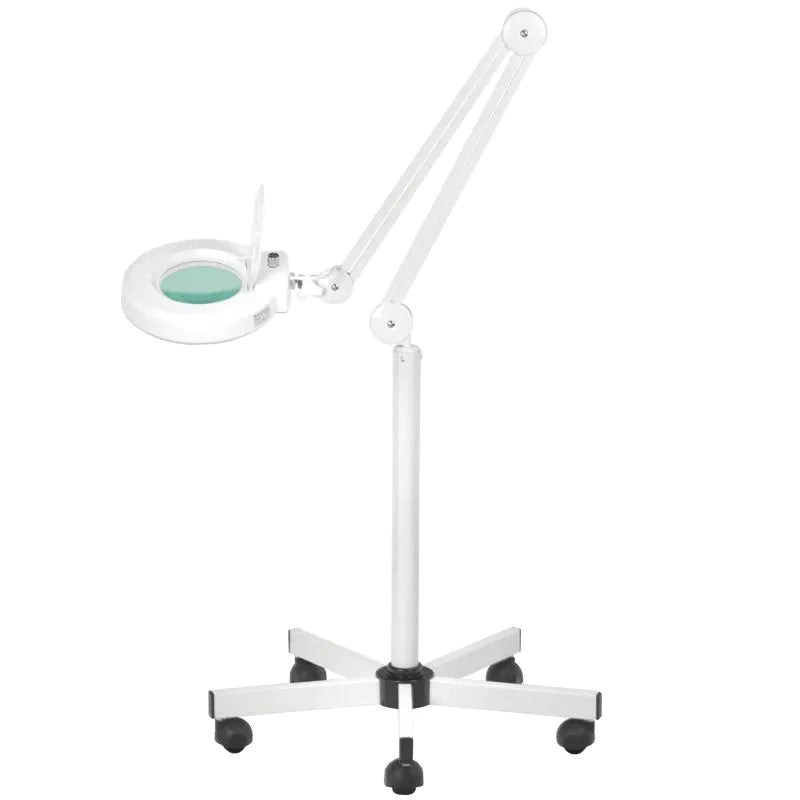 Förstoringslampa Led + vit stativ S5 justerbar ljus
