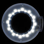 Förstoringslampa Led + vit stativ S5 justerbar ljus