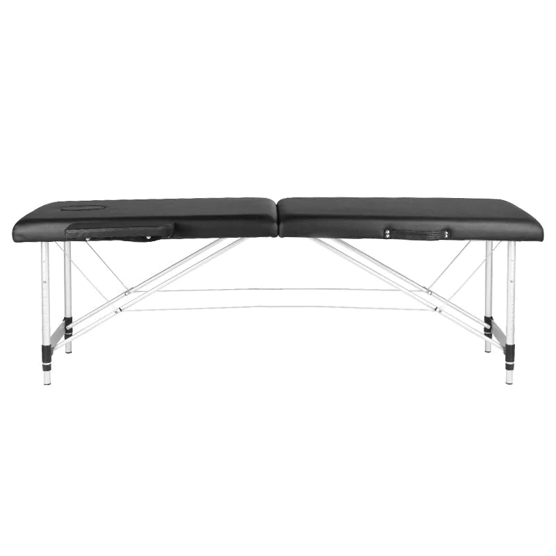 Hopfällbar massagebänk svart