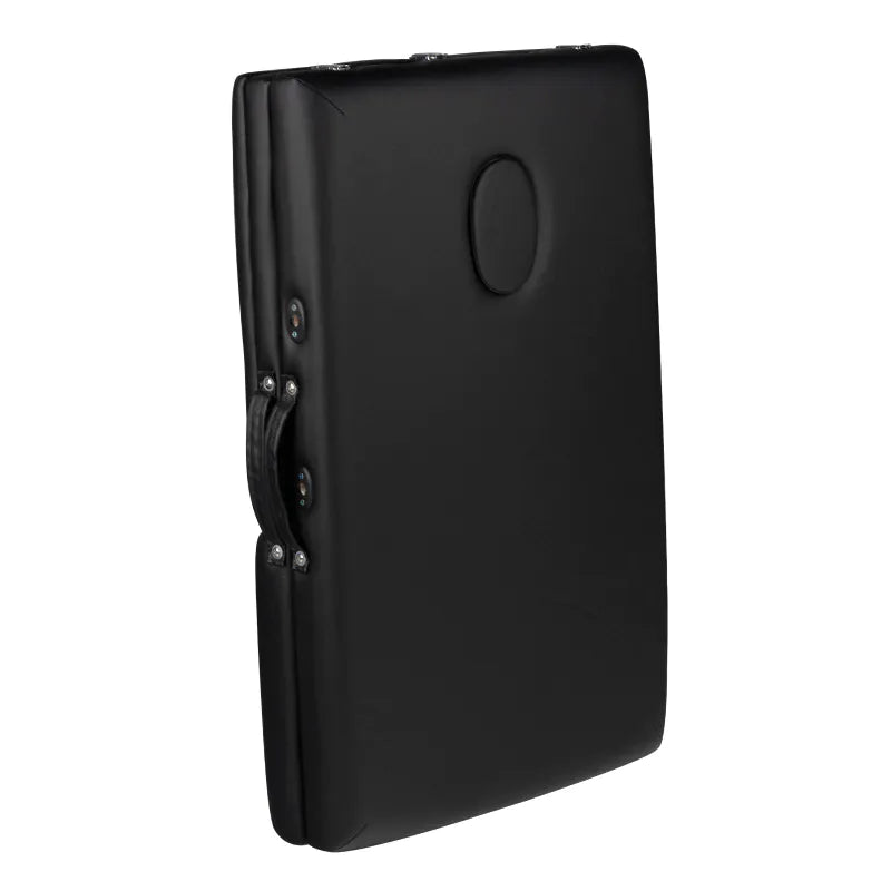 Hopfällbar massagebänk svart