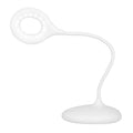 Ring LED-skrivbordslampa orm vit