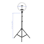 Ringlampa 13 tum 36 W LED med stativ