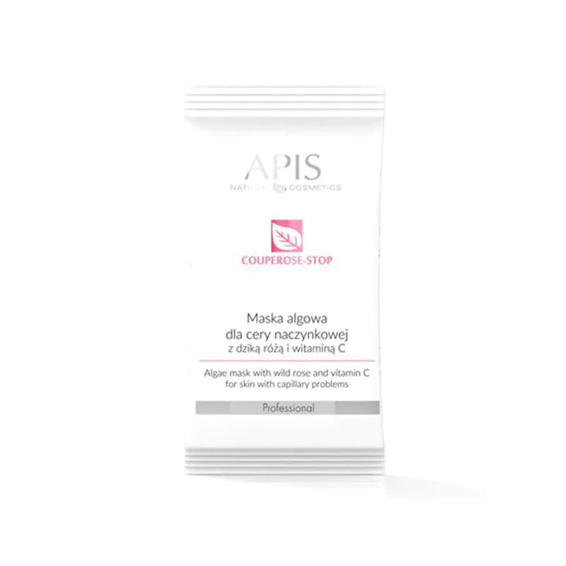 Apis Couperose-Stop – Algmask för Kärlproblem med Vildrosextrakt & C-Vitamin 20g