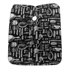 J-05 Frisörkappa Svart – 100% Polyester med Justerbar Stängning