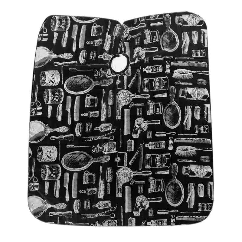 J-05 Frisörkappa Svart – 100% Polyester med Justerbar Stängning