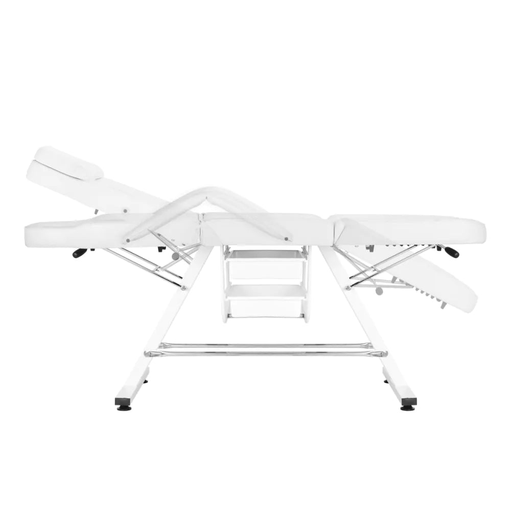 Sillon behandlingsbänk med lådor vit