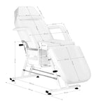 Sillon behandlingsbänk med lådor vit
