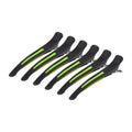 Hårklämmor E-13 – 6 st, 11,5 cm, Mix Neon