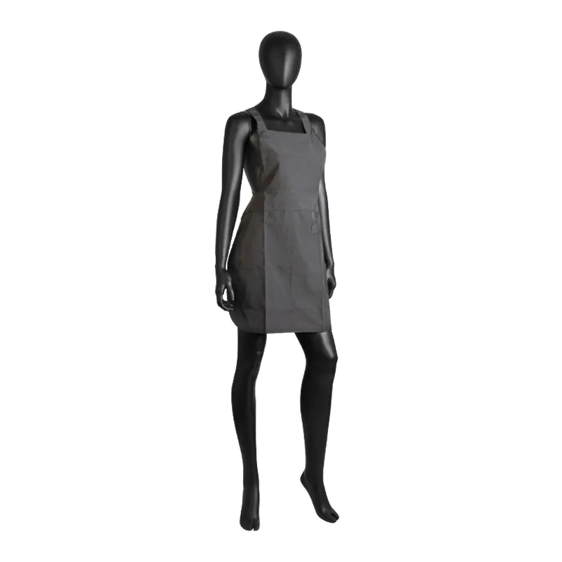 Frisörförkläde K-32 Svart – 100% Polyester Vattentät