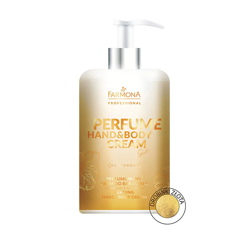 Farmona Parfym Hand- & Kroppskräm Guld 300 ml – Hyaluronsyra, Allantoin & Sheasmör