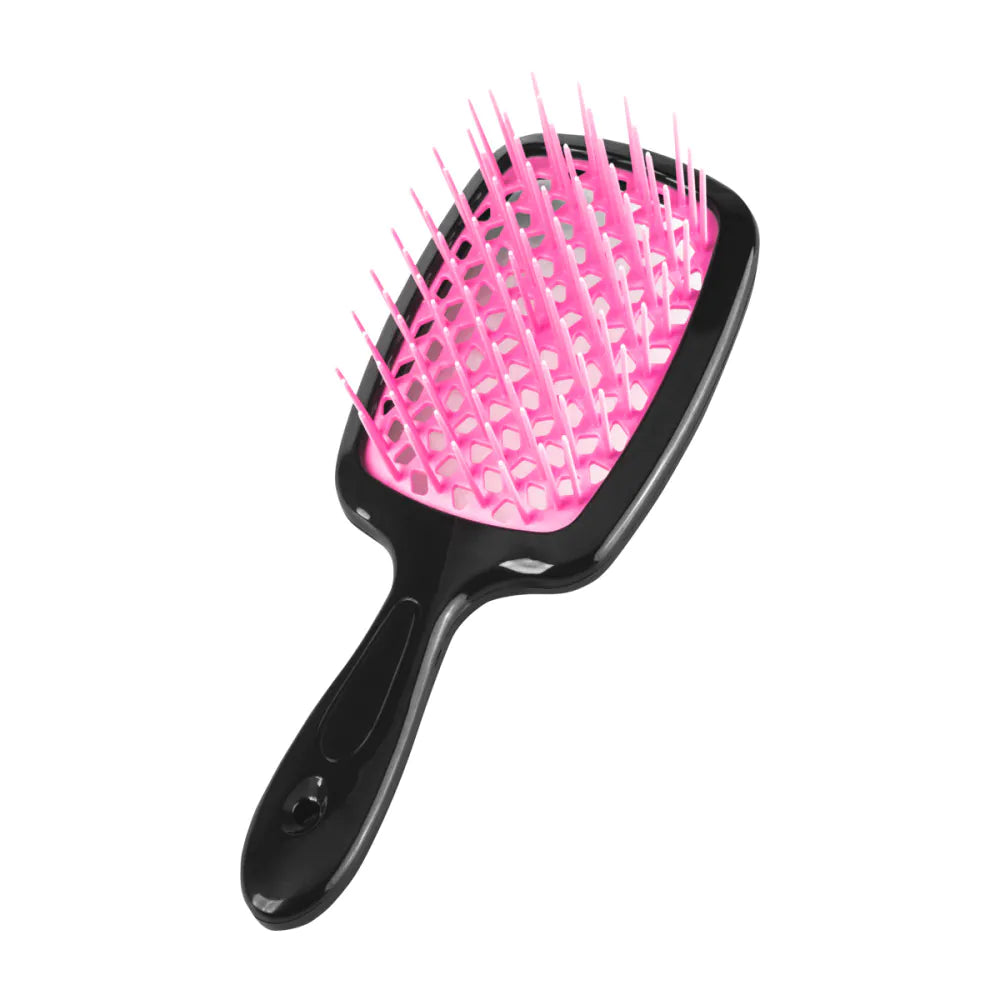 Hårborste HS Svart/Rosa