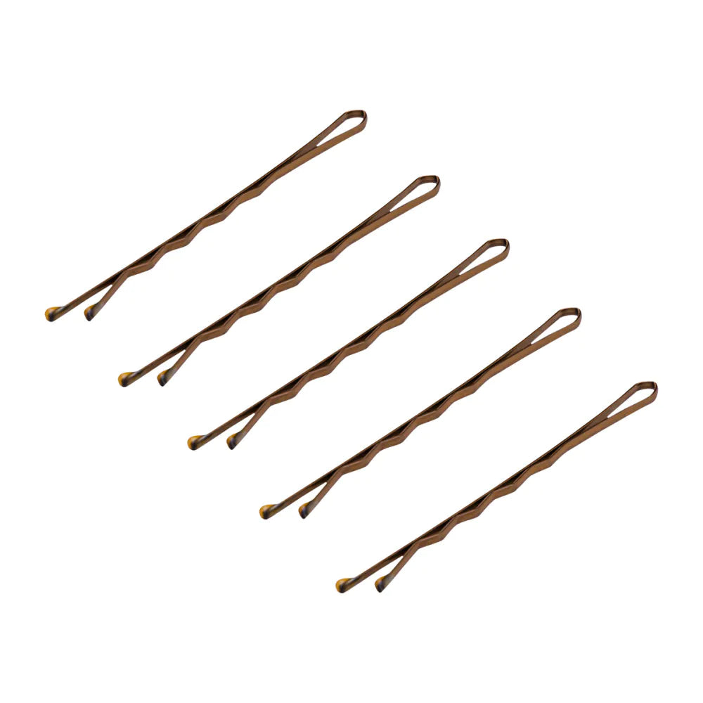 Hårnålar E-57 – 120 st  gold, 5,6 cm