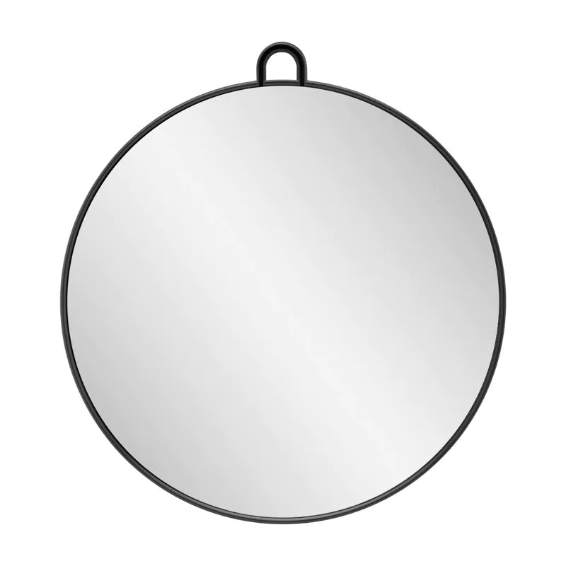 Rund Frisörspegel Q-29 – Svart handhållen spegel