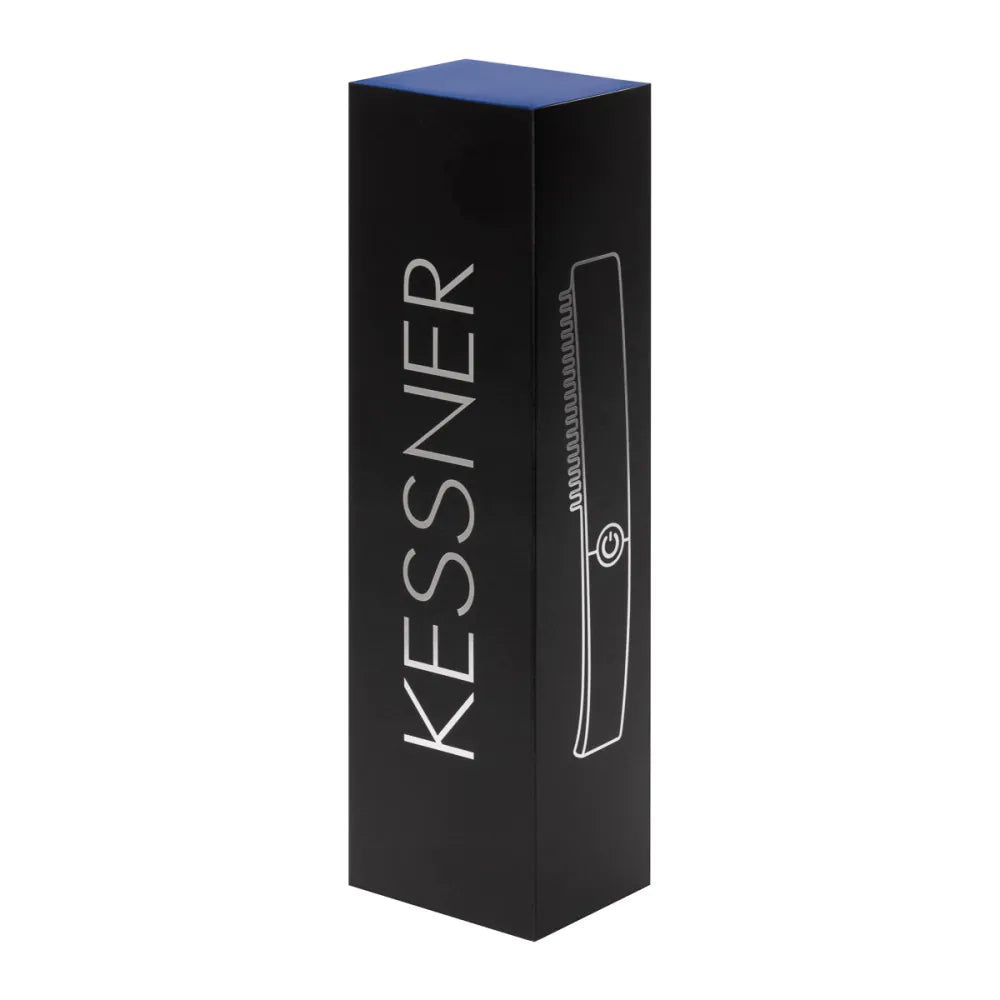 Kessner K-600 Skäggborste – Keramisk 2-i-1 Plattningsborste för Skägg & Hår