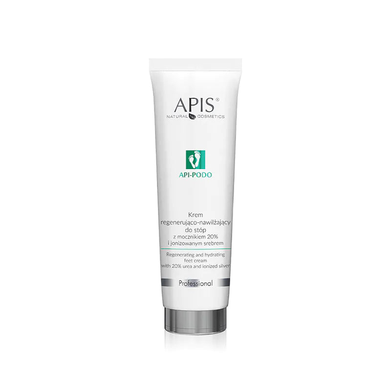 Apis Api-Podo Regenererande & Återfuktande Fotkräm 100 ml – Silver, Urea & Hampaolja