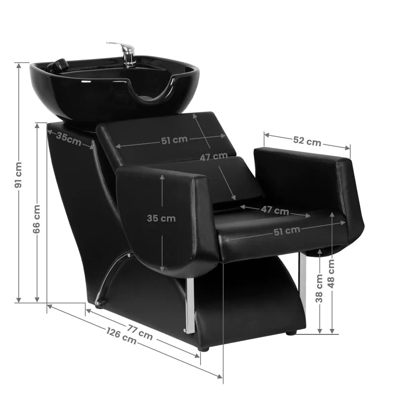 Gabbiano Santiago Schamponeringsstol – Italiensk Design