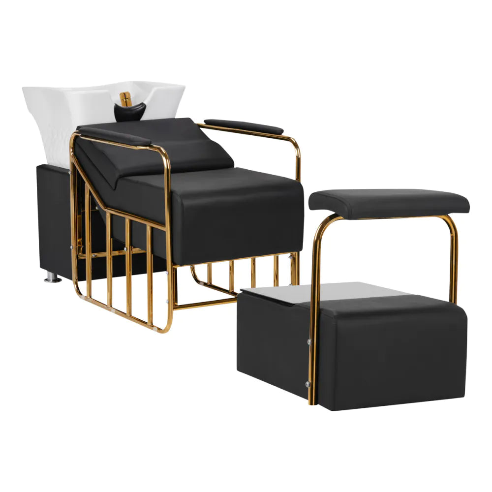 Gabianno shampoo unit with foot care station