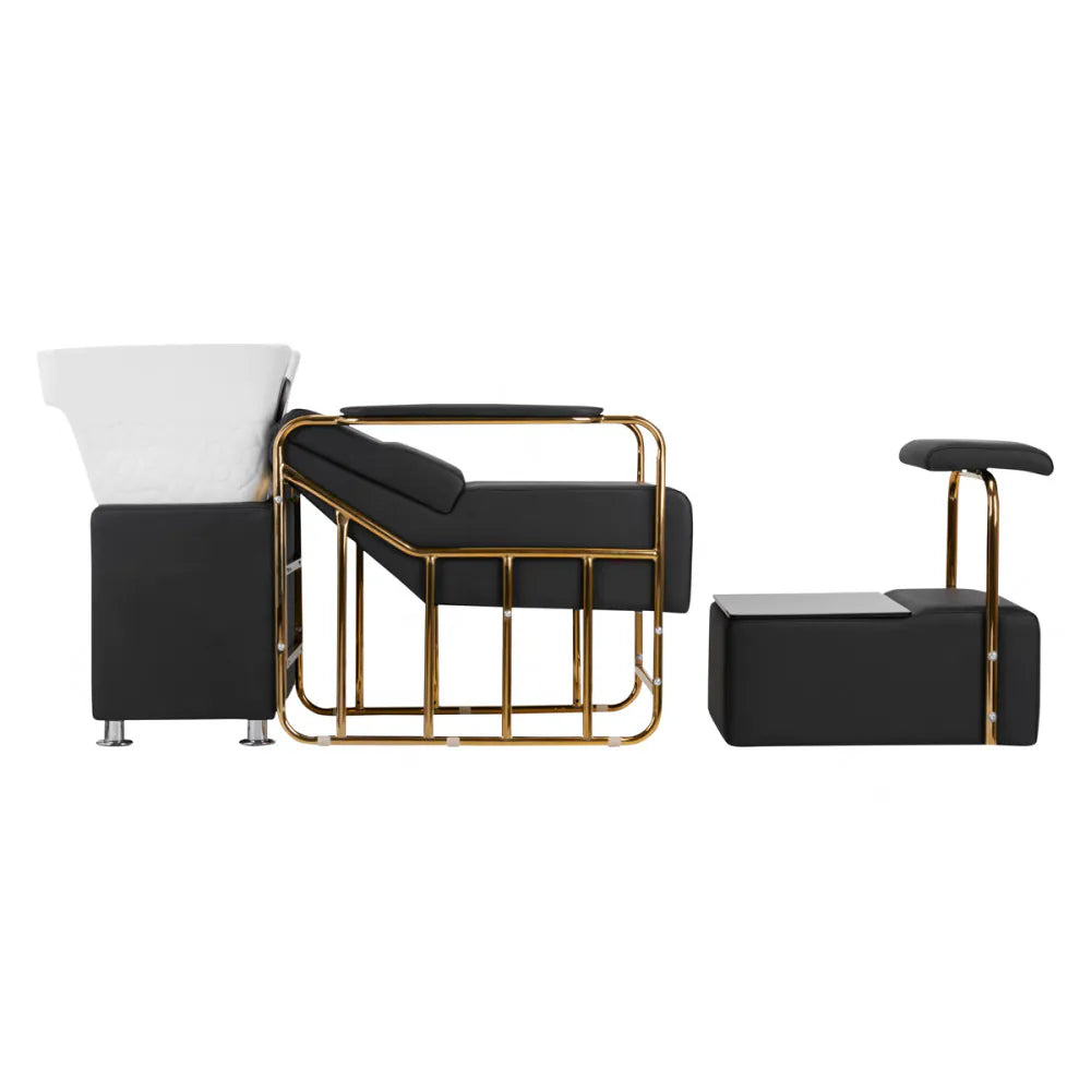 Gabianno shampoo unit with foot care station