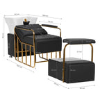 Gabianno shampoo unit with foot care station
