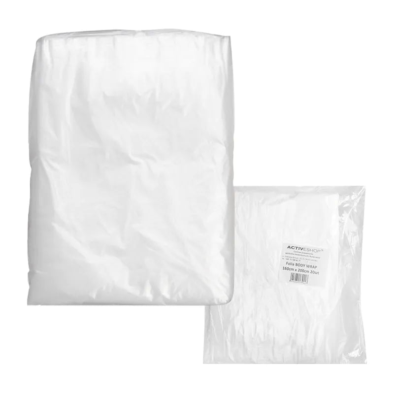 Kroppsinpackningsfolie 160x200 cm – Termoaromaterapi, 20-pack