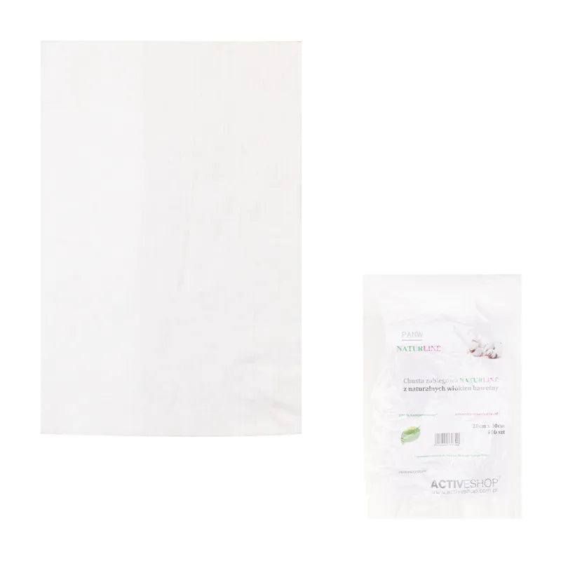 Ekologiska Bomullsdukar 20x30 cm – 100% Komposterbar, 100-pack