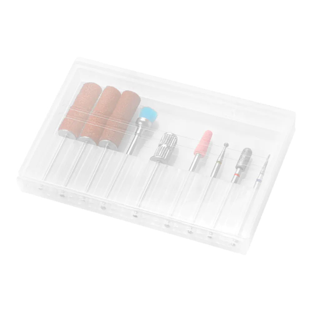 Set med nagelbitsar mix 12 st.