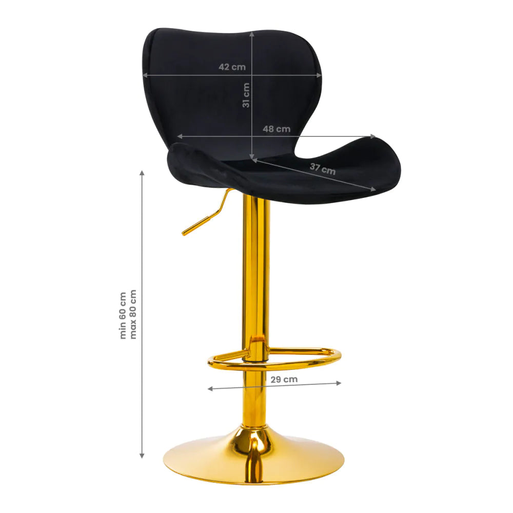 4Rico Barstol QS-B15 – Sammet
